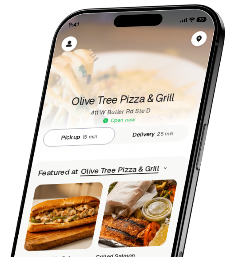 Olive Tree Pizza & Grill app preview